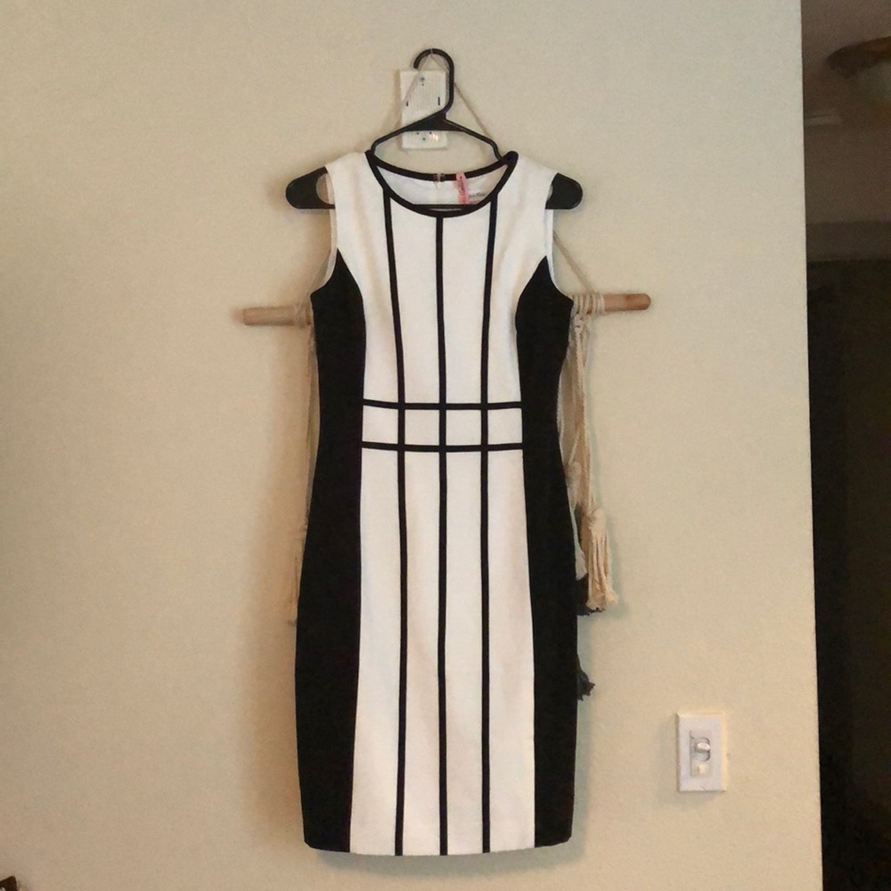 Calvin Klein B&W dress